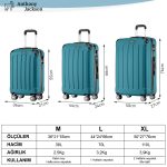 Ultraleichter ABS-Koffer TRION, Petrolgrün – Bild 9