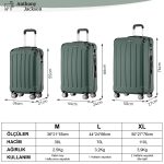 Ultraleichter ABS-Koffer TRION, Dunkelkhaki – Bild 9