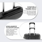 Ultraleichter ABS-Koffer TRION, Schwarz – Bild 8