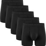 Lycra 5er-Pack Premium Herren-Boxershorts mit langem Bein, ShadowLine - AJ-350 A