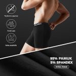 Lycra 5er-Pack Premium Herren-Boxershorts mit langem Bein, ShadowLine -AJ-350 C – Bild 4