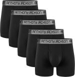 Lycra 5er-Pack Premium Herren-Boxershorts mit langem Bein ShadowLine - AJ-350 B