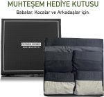 Lycra 5er-Pack Premium Herren-Boxershorts mit langem Bein, ShadowLine -AJ-350 D – Bild 2