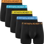 Lycra 5er-Pack Premium Herren-Boxershorts mit langem Bein, ShadowLine - AJ-350 E