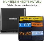 Lycra 5er-Pack Premium Herren-Boxershorts mit langem Bein, ShadowLine - AJ-350 E – Bild 2