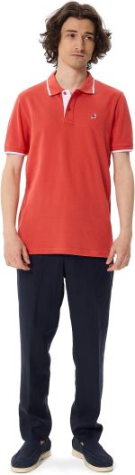 Premium-Herren-Poloshirt Morelli – Granatapfelblüte – Bild 3