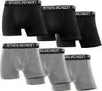 6er-Pack Premium Boxer Quinn 447 C – SCHWARZ-GRAU-WEISS
