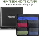 Lycra 5er-Pack Premium Herren-Boxershorts mit langem Bein, ShadowLine -AJ-350 C – Bild 2