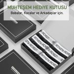 Lycra 6er-Pack Premium Herren-Boxershorts, Farbe: DOUGLAS – Bild 2