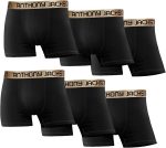 Lycra 6er-Pack Premium Herren-Boxershorts, Farbe: HERMAN
