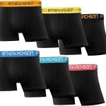 Lycra 6er-Pack Premium Herren-Boxershorts, Farbe: MASSIMO