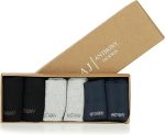 6 Paar Herrensocken der Marke BAMBOO Premium Classic in einer Box – AJ-204 MIX 2 – Bild 2