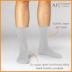 6 Paar Herrensocken der Premium-Serie BAMBOO Classic in einer Box - DARREL – Bild 4