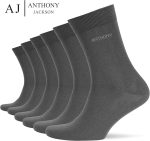 6 Paar Herrensocken aus hochwertigem, klassischem Bambusmaterial in einer Box – DARIAN – Bild 3