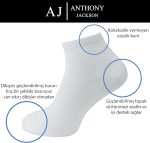 10 Paar verpackte BAMBOO Premium Herren- und Damen-Knöchellange kurze Sport-, Lauf- und Wandersocken JESUS ​​- WEISS – Bild 2