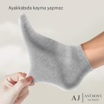 10 Paar verpackte BAMBOO Premium Herren- und Damen-Knöchellange kurze Sport-, Lauf- und Wandersocken JESUS ​​- GRAU – Bild 5