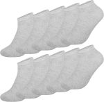 10er-Packung hochwertige, nahtlose Sneaker-Socken aus Bambus für Damen und Herren – MOTTA