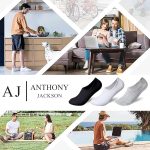 10 Paar hochwertige, nahtlose, unsichtbare und rutschfeste Silikon-Ballerinasocken von BAMBOO für Damen und Herren (Brook – Weiß) – Bild 4