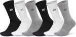 6 Paar hochwertige, nahtlose Sportsocken für Damen und Herren zum Laufen, Gehen und Trainieren (Walker - 206 D)