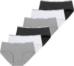 Lycra 6er-Pack Premium-Damen-Slips für den täglichen Gebrauch, Modell Bato, Amelia G-008 A