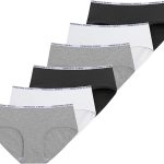 Lycra 6er-Pack Premium-Damen-Slips für den täglichen Gebrauch, Modell Bato, Amelia G-008 A