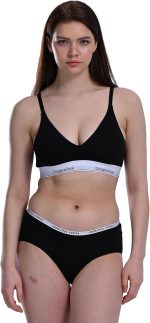 Lycra 6er-Pack Premium-Damen-Slips für den täglichen Gebrauch, Modell Bato, Amelia G-008 E – Bild 5