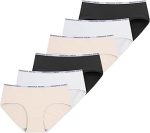 Lycra 6er-Pack Premium-Damen-Slips für den täglichen Gebrauch, Modell Bato, Amelia G-008 C