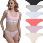 Lycra 6er-Pack Premium-Damen-Tangas für den täglichen Gebrauch Maya G-005 B