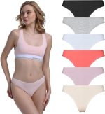 Lycra 6er-Pack Premium-Damen-Tangas für den täglichen Gebrauch Maya G-005 B
