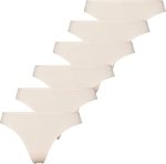 Lycra 6er-Pack Premium-Damen-Tangas für den täglichen Gebrauch Maya G-005 H – Bild 2