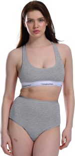 Lycra 5er-Pack Premium-Damen-Slips mit hohem Bund für den täglichen Gebrauch, Beere G-007 G