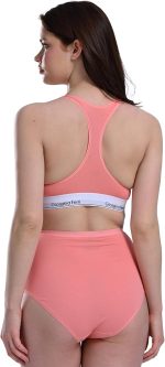 Lycra 5er-Pack Premium-Damen-Slips mit hohem Bund für den täglichen Gebrauch, Farbe: Beere G-007 D – Bild 9