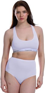 Lycra 5er-Pack Premium-Damen-Slips mit hohem Bund für den täglichen Gebrauch, Farbe: Beere G-007 F