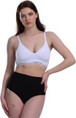 Lycra 5er-Pack Premium-Damen-Slips mit hohem Bund für den täglichen Gebrauch, Beere G-007 C – Bild 5