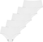 Lycra 5er-Pack Premium-Damen-Slips mit hohem Bund für den täglichen Gebrauch, Farbe: Beere G-007 F – Bild 2