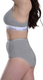 Lycra 5er-Pack Premium-Damen-Slips mit hohem Bund für den täglichen Gebrauch, Beere G-007 G – Bild 3