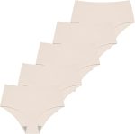 Lycra 5er-Pack Premium-Damen-Slips mit hohem Bund für den täglichen Gebrauch, Farbe: Beere G-007 H – Bild 2