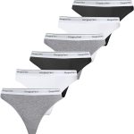 Lycra 6er-Pack Premium-Damen-Tangas mit Print, Gloria G-010 A