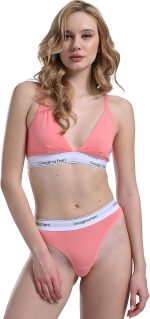 Lycra 6er-Pack Premium-Damen-Tangas mit Print, Gloria G-010 D – Bild 2