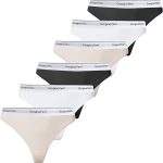 Lycra 6-teilige Box Premium Damen-Tanga-Slips, geeignet für den täglichen Gebrauch, Gloria G-010 C