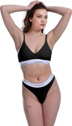 Lycra 6er-Pack Premium-Damen-Tangas mit Print, Gloria G-010 E – Bild 2