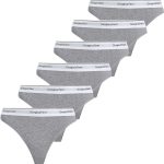 Lycra 6er-Pack Premium Damen-Tangas, geeignet für den täglichen Gebrauch, Gloria G-010 G