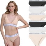 Lycra 6er-Pack Premium Damen-Slips, geeignet für den täglichen Gebrauch, Diana G-009 C