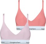 2er-Pack Damen-Sport-BH mit elastischem Unterbrustband und Polsterung, Modell Sophie G-201 E, geeignet für den täglichen Gebrauch