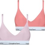 2er-Pack Damen-Sport-BH mit elastischem Unterbrustband und Polsterung, Modell Sophie G-201 E, geeignet für den täglichen Gebrauch