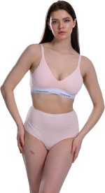 2er-Pack Damen-Sport-BH mit elastischem Unterbrustband und Polsterung, Modell Sophie G-201 E, geeignet für den täglichen Gebrauch – Bild 2