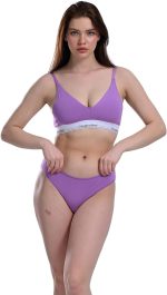 2er-Pack Damen-Sport-BH mit elastischem Unterbrustband, gepolstert, Modell Sophie G-201 M, geeignet für den täglichen Gebrauch – Bild 2