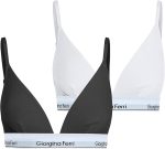2er-Pack Damen-Triangel-Bralette mit elastischem Unterbrustband, geeignet für den täglichen Gebrauch, Isabelle G-202 B