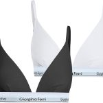 2er-Pack Damen-Triangel-Bralette mit elastischem Unterbrustband, geeignet für den täglichen Gebrauch, Isabelle G-202 B
