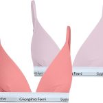 2er-Pack Damen-Triangel-Bralette mit elastischem Unterbrustband, geeignet für den täglichen Gebrauch, Isabelle: G-202 E
